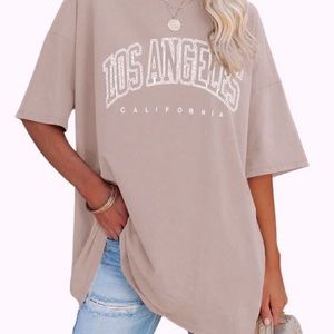 AMAZON LOS ANGELES CALIFORNIA MEDIUM TEE IN BLUE